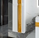 Бриклаер Шкаф подвесной Берлин 40x90 белый с ручкой дуб золотой – фотография-8